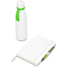 Thompson White Gift Set Lime Green